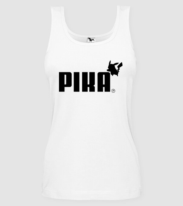 Puma Pikachu model alb pe tricou