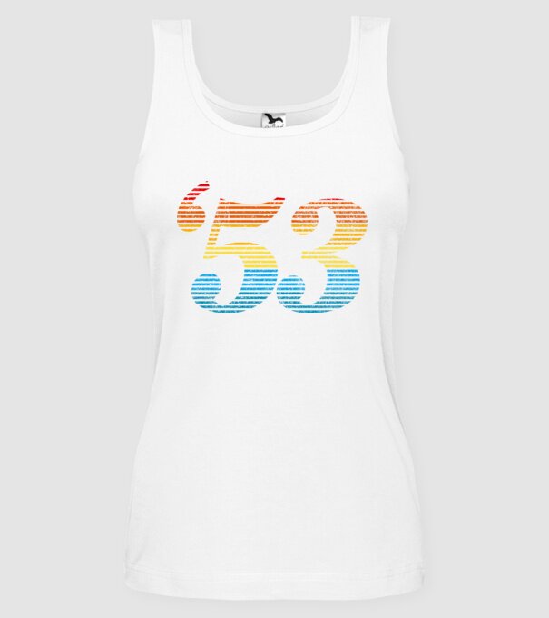 Retro Birthday 1953 model alb pe tricou