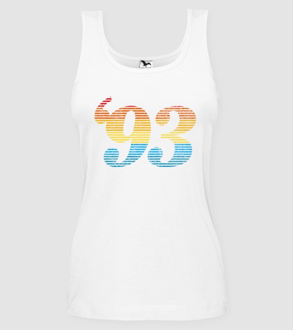 Retro Birthday 1993 model alb pe tricou