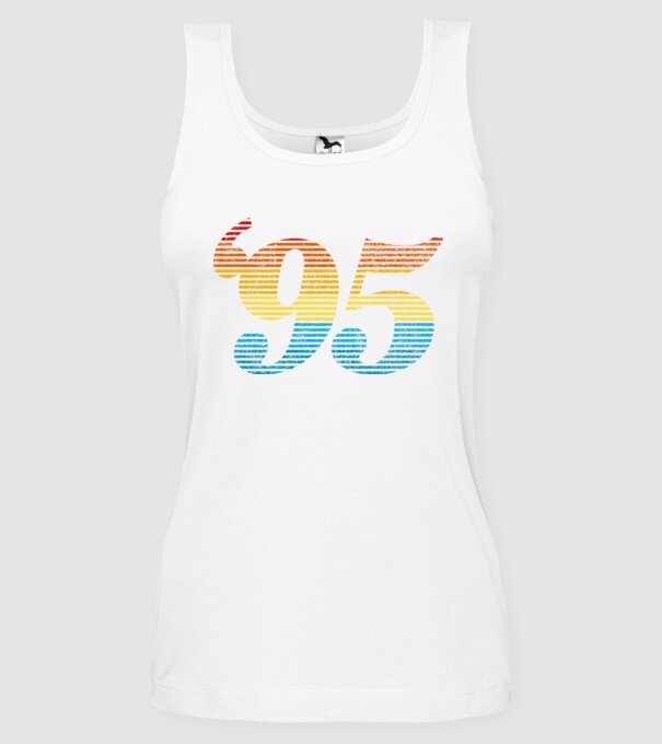 Retro Birthday 1995 model alb pe tricou