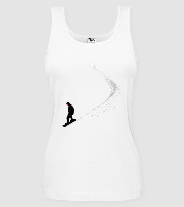 Slope Pantă model alb pe tricou