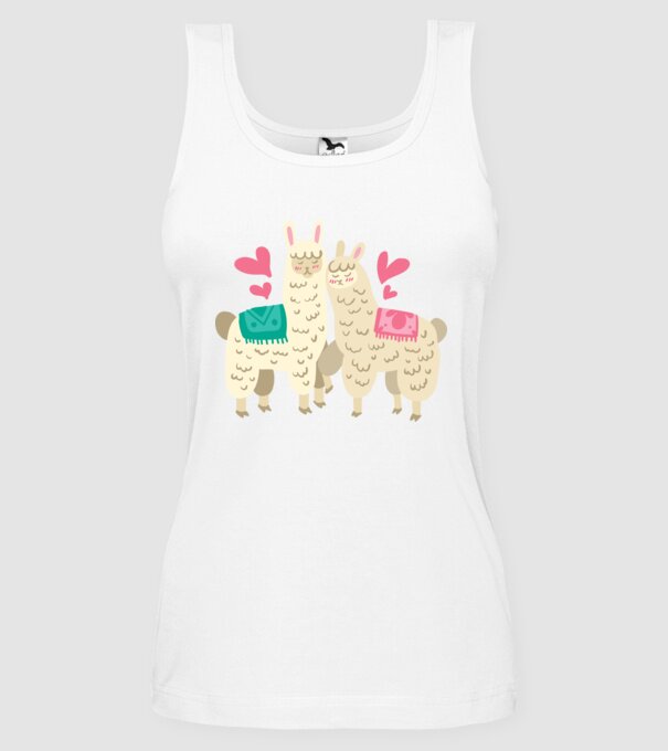 LAME ÎNDRĂGOSTITE model alb pe tricou