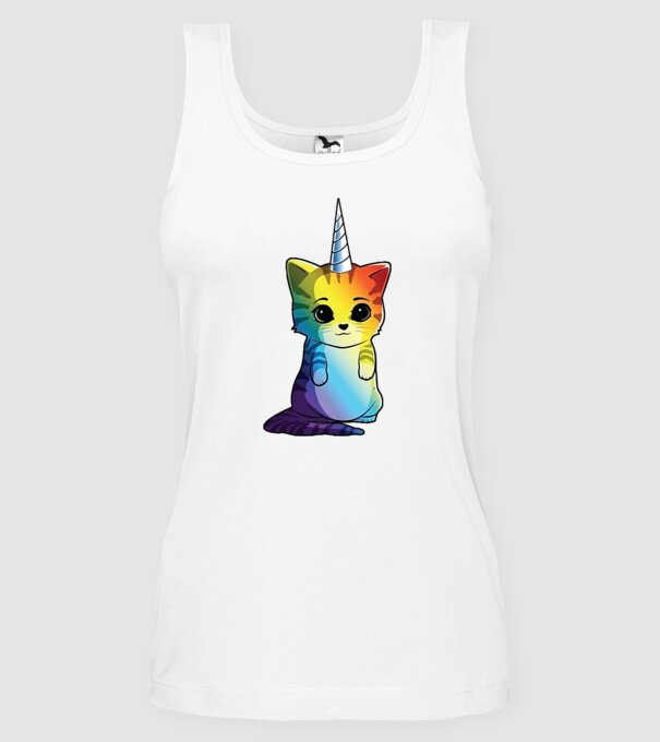 Unicat model alb pe tricou