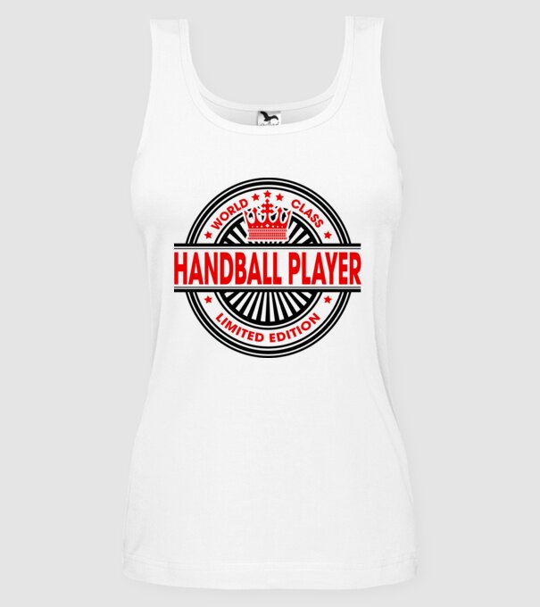 World class HANDBALIST model alb pe tricou
