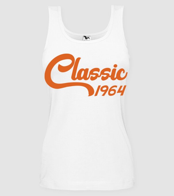 1964 Classic model alb pe tricou