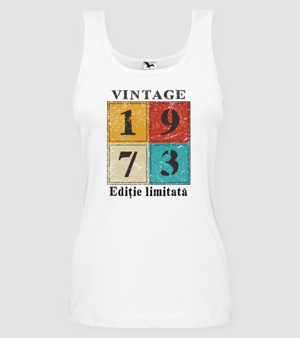 1973 - Ediție limitată model alb pe tricou
