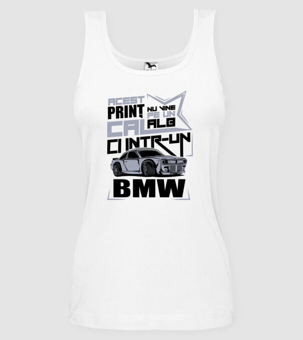 Acest prinț nu vine pe un cal alb, ci într-un BMW model alb pe tricou