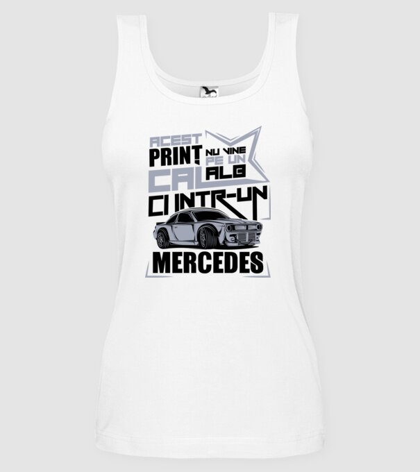 Acest prinț nu vine pe un cal alb, ci într-un Mercedes model alb pe tricou