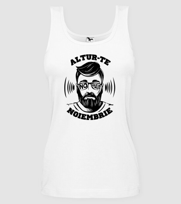alătură-te - noiembrie model alb pe tricou