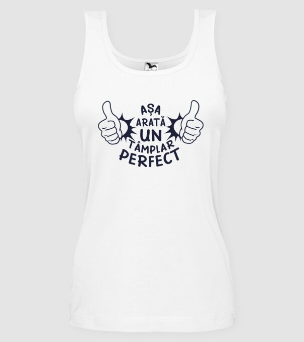 Așa arată un tâmplar perfect model alb pe tricou