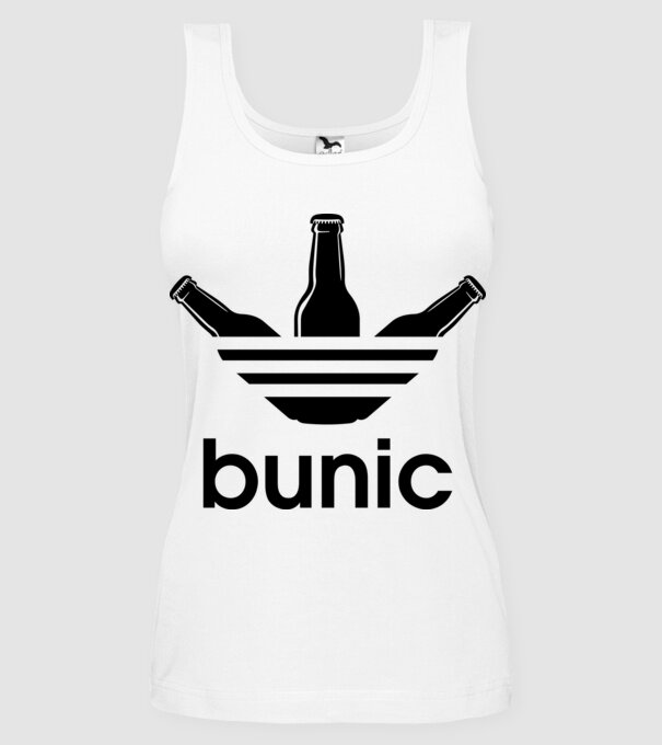 Bunicdidas model alb pe tricou