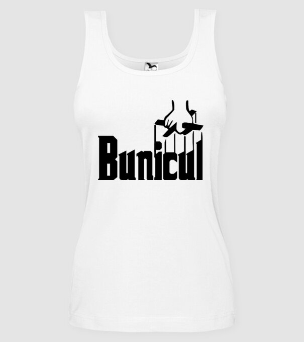 Bunicul model alb pe tricou