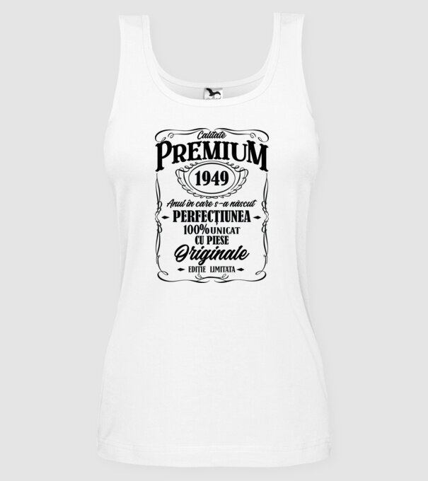 calitate premium -1949 - anul în care s-a născut - perfecțiunea - 100% unicat, cu piese originale, ediție limitată model alb pe tricou