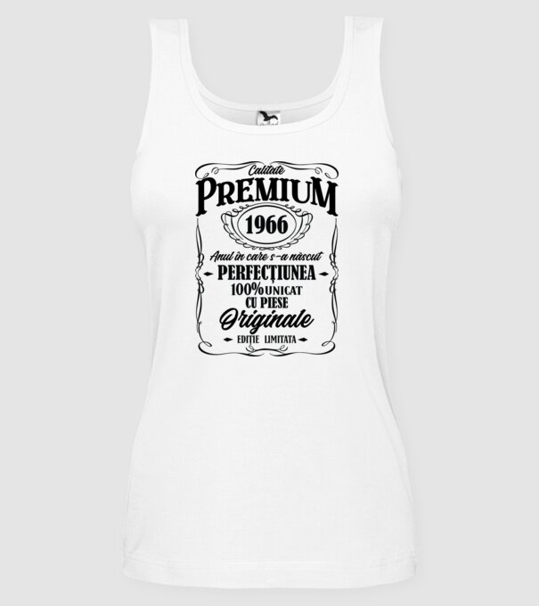 calitate premium -1966 - anul în care s-a născut - perfecțiunea - 100% unicat, cu piese originale, ediție limitată model alb pe tricou