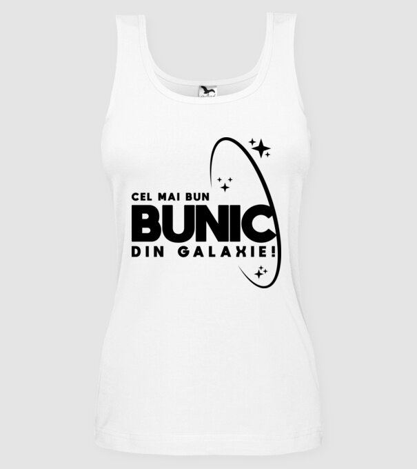Cel mai bun bunic din Galaxie! model alb pe tricou