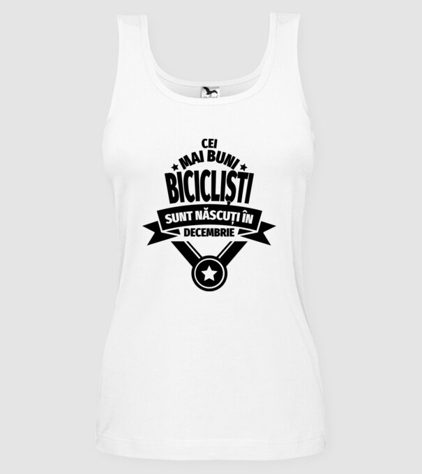 Cei mai buni barista sunt născuți în decembrie model alb pe tricou
