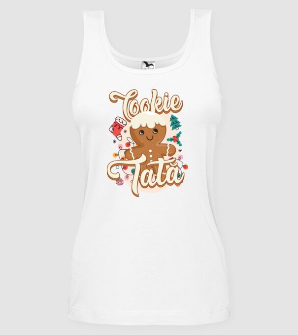 Cookie tată model alb pe tricou