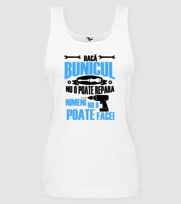 Dacă bunicul nu o poate repara, nimeni nu o poate face model alb pe tricou