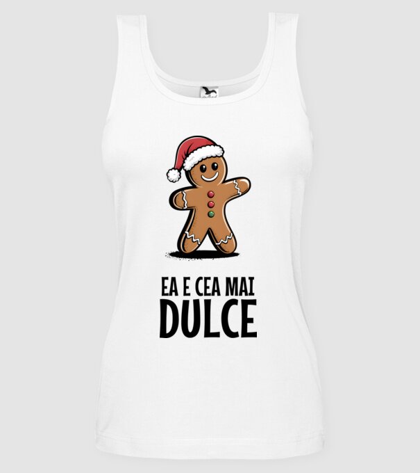 Ea e cea mai dulce alb model alb pe tricou