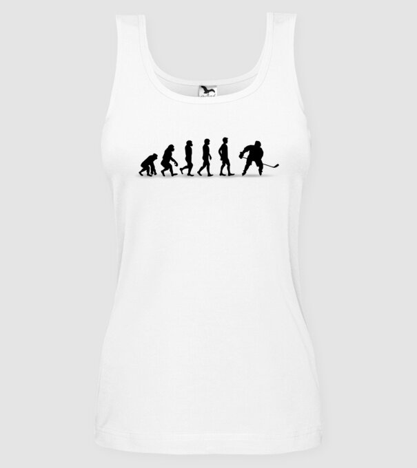 Evolution Hockey model alb pe tricou