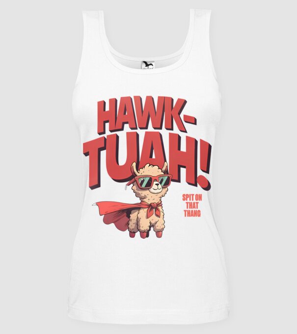 hawk tuah llama spit on that thang model alb pe tricou
