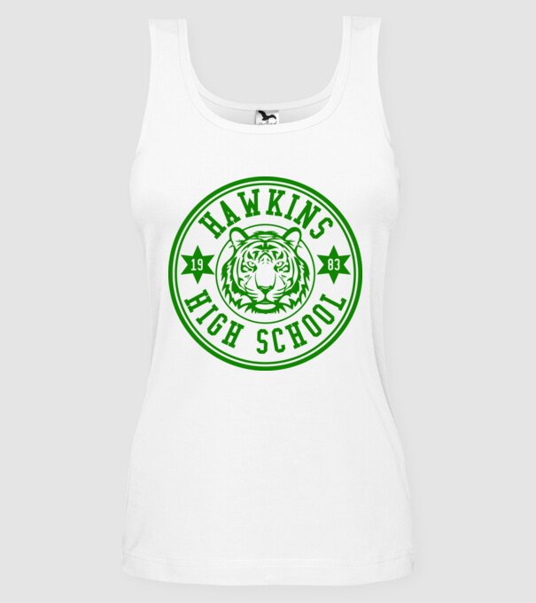 hawkins high school model alb pe tricou