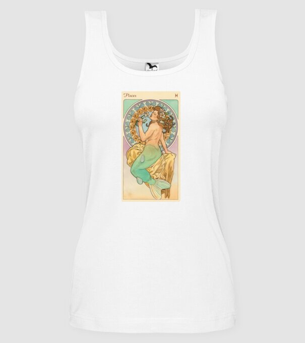 Horoscop Tarot PESTI model alb pe tricou
