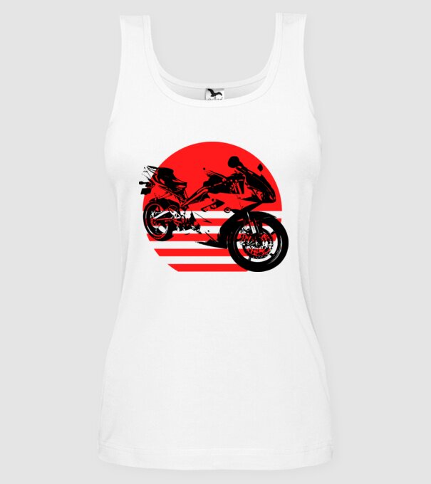 Katana model alb pe tricou