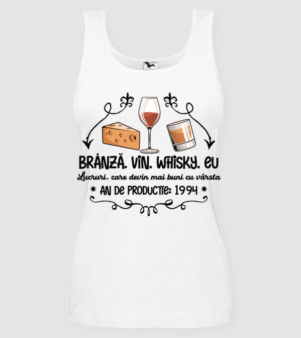 Lucruri, care devin mai buni cu vârsta 1994 30 de ani model alb pe tricou