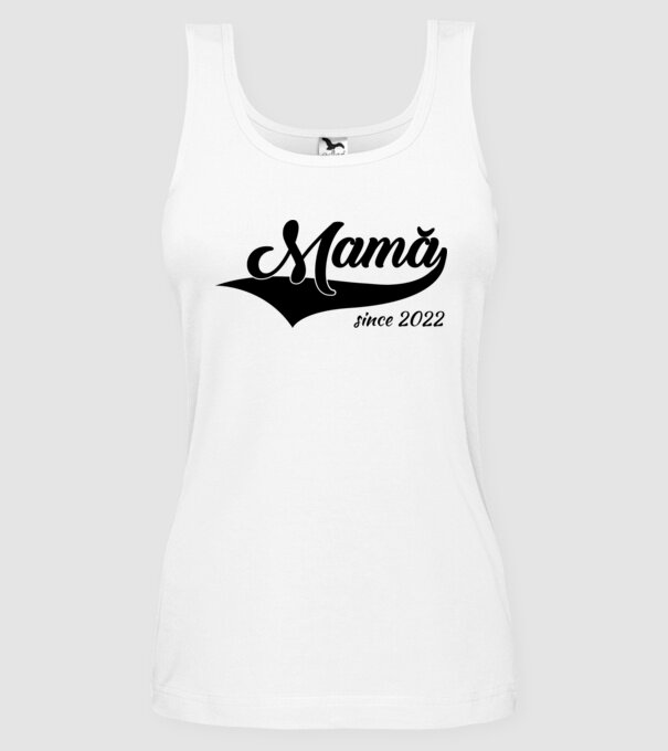 Mamă since 2022 model alb pe tricou