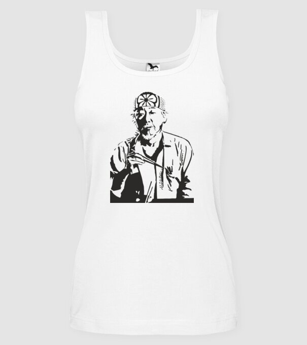 Miyagi cobra kai model alb pe tricou
