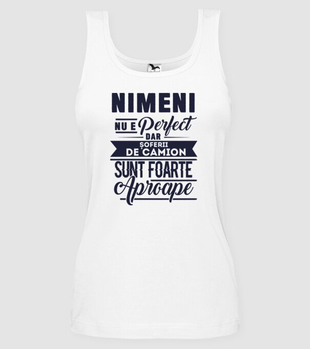 Nimeni nu e perfect, dar șoferii de camion sunt foarte aproape model alb pe tricou