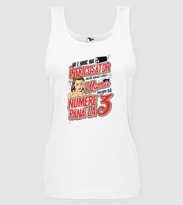 Nu e nimic mai înfricoșător decât model alb pe tricou