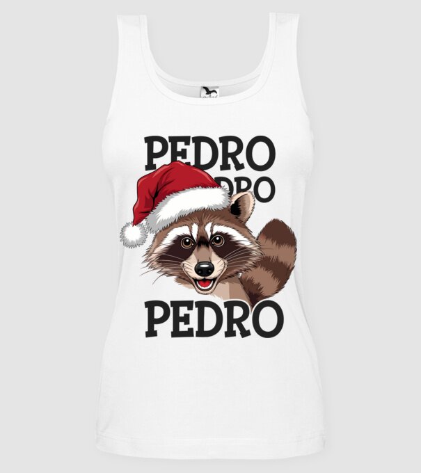 Pedro pedro xmas model alb pe tricou