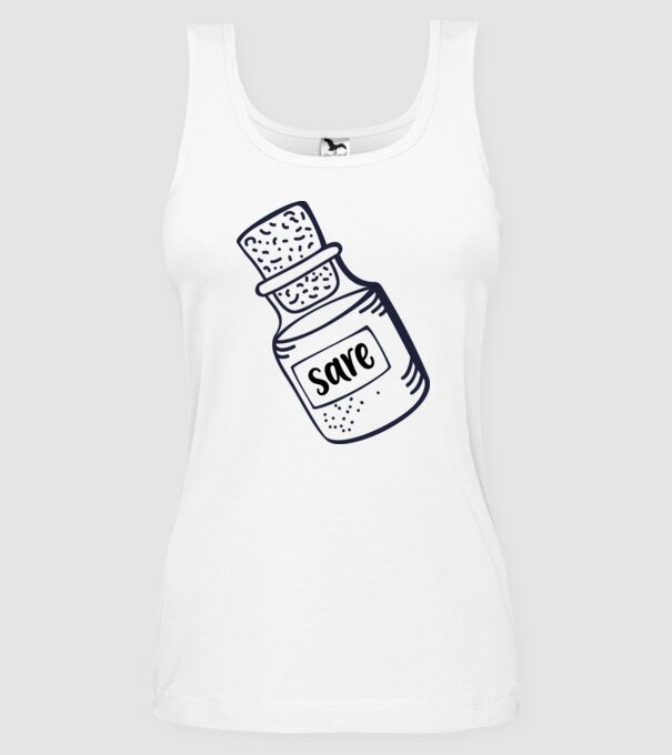 sare model alb pe tricou
