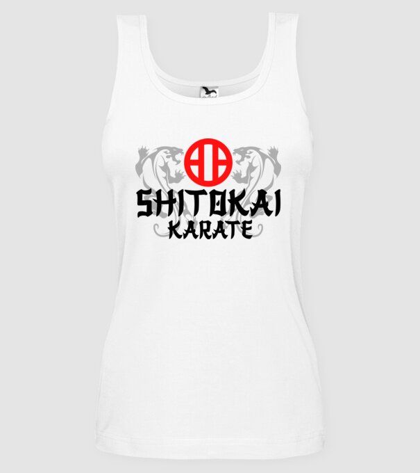 Shitokai Karate model alb pe tricou