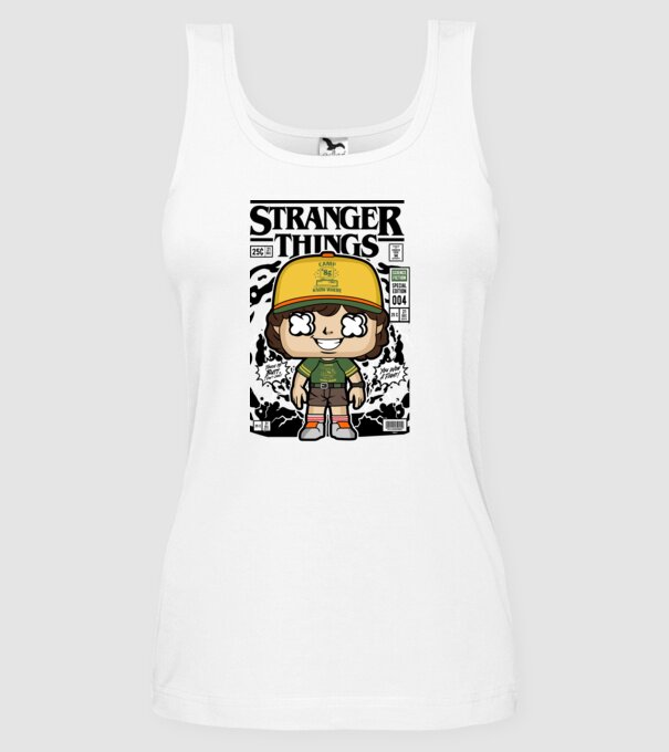 stranger things cereal model alb pe tricou