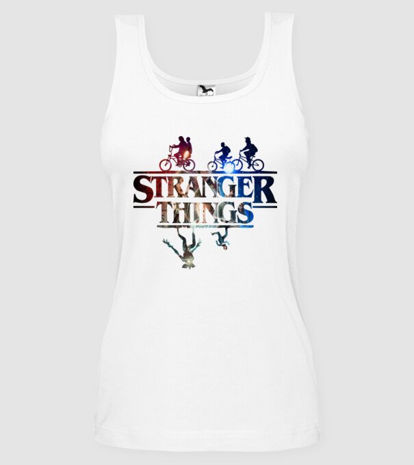 stranger things quote poster2 model alb pe tricou