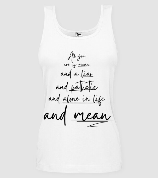Taylor Swift all you model alb pe tricou
