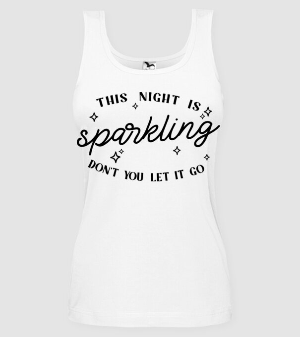 Taylor Swift This night is sparkling model alb pe tricou