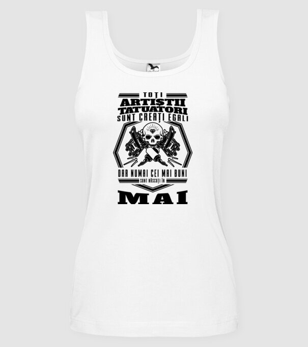 Toți artiștii tatuatori sunt creați egali mai model alb pe tricou