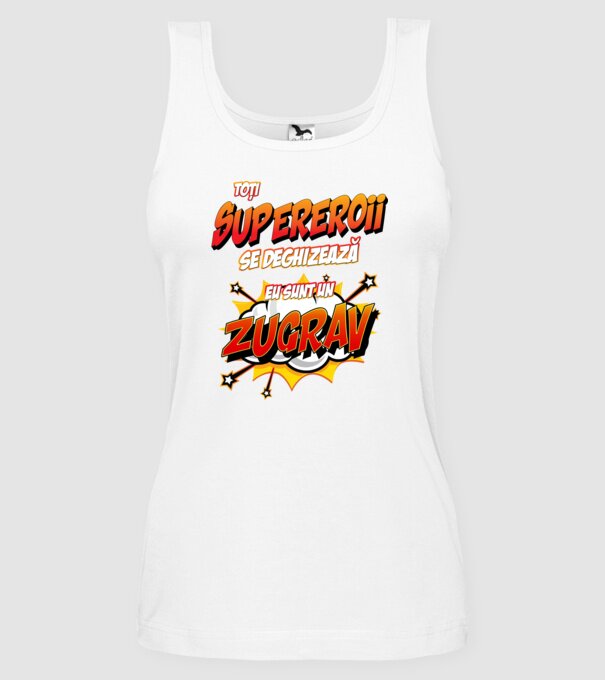 toți supereroii se deghizează, eu sunt un zugrav model alb pe tricou