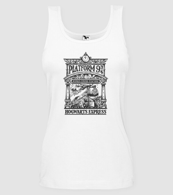 Trenuri model alb pe tricou