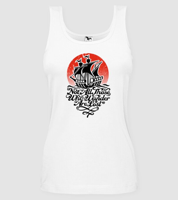 Vapoare model alb pe tricou
