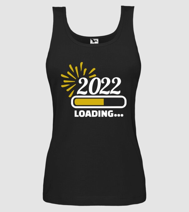 2022 loading model negru pe tricou
