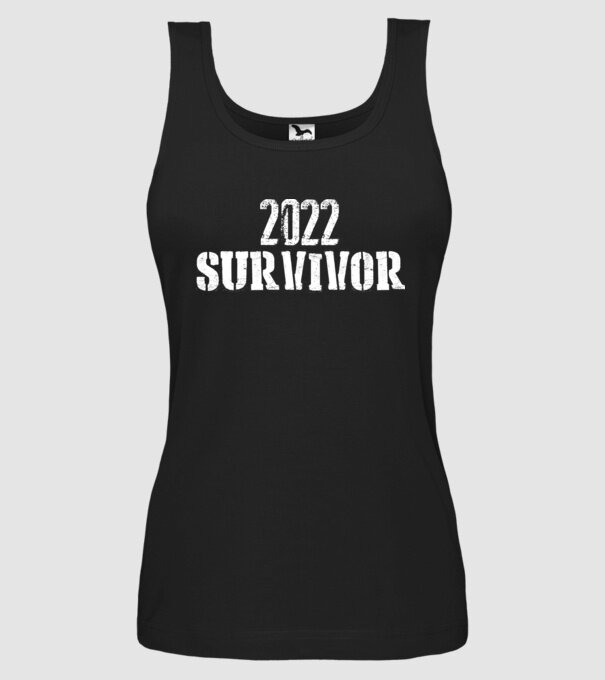 2022 survivor model negru pe tricou