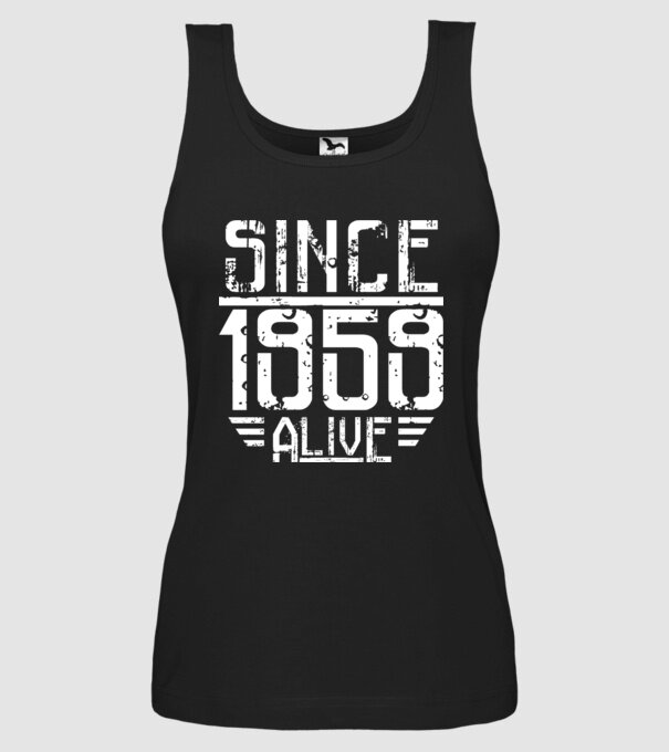 Alive since 1959 model negru pe tricou