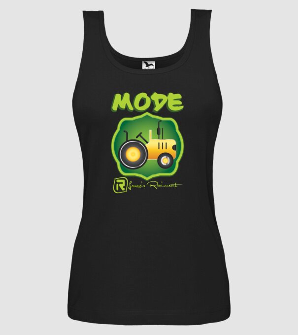 Baby tractor model negru pe tricou