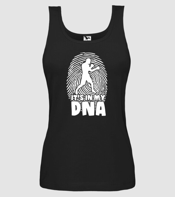 Boxer DNA model negru pe tricou