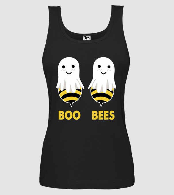 Boo bees model negru pe tricou